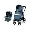 Carucior 2 in 1 Peg Perego, Book 51 S Titania i-Size (baza i-size inclusa), Luxe Mirage (sasiu + hamac + scaun auto), 0 - 22 kg, Culoare: Albastru
