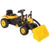 Tractor cu pedale Pilsan Active with Loader 07-315 yellow, Culoare: Galben