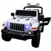 Masinuta electrica cu telecomanda cu baterii si functie de balansare Jeep X10 TS-159 R-Sport - Alb, Culoare: Alb, Capacitate acumulator: 12V