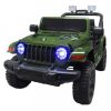 Masinuta electrica cu telecomanda cu baterii si functie de balansare Jeep X10 TS-159 R-Sport - Verde, Culoare: Verde, Capacitate acumulator: 12V