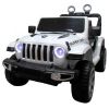Jeep electric 4 X 4 cu telecomanda R-Sport X4 TS-938 - Alb, Culoare: Alb
