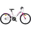 Bicicleta copii Dino Bikes 20' MTB fete Sport alb, Culoare: Alb, Dimensiuni: 20 inch