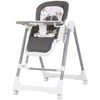 Scaun de masa Chipolino Milk Shake 2 in 1 ash grey, Culoare: Gri deschis