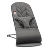 BabyBjorn - Balansoar Bliss Anthracite cu aspect delicat de petala, tesatura matlasata, Culoare: Negru  - ExclusivMAG.ro