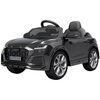 Masinuta electrica Chipolino Audi RS Q8 cu scaun din piele si roti EVA black, Culoare: Negru, Capacitate acumulator: 12V  - ExclusivMAG.ro
