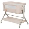 Patut co-sleeper, Lionelo, Leonie Plus, Pliabil, Cu sistem de leganare, Bej, Culoare: Bej, Dimensiuni: 80x50  - ExclusivMAG.ro