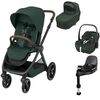 Sistem 4in1 Maxi-Cosi OXFORD Carucior + Landou Sense + Scoica Auto Pebble 360 PRO2 + Baza Auto FAMILYFIX 360 PRO TWILLIC GREEN, Culoare: Verde inchis, Model: 4 in 1  - ExclusivMAG.ro