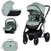 Carucior Chipolino Imperium 3 in 1 matcha, Culoare: Turcoaz, Model: 3 in 1  - ExclusivMAG.ro
