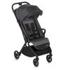 Carucior sport, Jane, Clap, De la nastere pana la 26Kg, Conform cu standardul european EN 1888-2:2018+A1:2023, Coal, Culoare: Gri/Negru, Model: sport