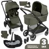 Carucior 3 in 1 City Life Avocado - ABC Design, Culoare: Verde inchis, Model: 3 in 1  - ExclusivMAG.ro