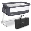 Lionelo - Patut 2 in 1 Co-Sleeper Theo Dark Grey, Culoare: Gri