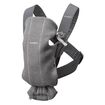 Marsupiu anatomic BabyBjorn Mini, cu pozitii multiple Dark Grey, 3D Jersey, Culoare: Gri