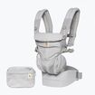 Marsupiu Omni 360 Cool Air Mesh Pearl Grey Ergobaby, Culoare: Gri deschis