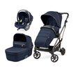 Carucior 3 in 1 Peg Perego Vivace, Lounge, Pagoda, 0 - 22 kg, Blue Shine, Culoare: Albastru