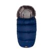 Sac de iarna cu guler blanita detasabil, pentru carucior, Navy, 100x50 cm, Fillikid, Culoare: Albastru