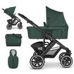 Carucior Salsa 4 AIR SET Basil Abc Design, Culoare: Verde inchis, Model: 2 in 1  - ExclusivMAG.ro