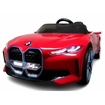 Masinuta electrica cu telecomanda, roti din spuma EVA, scaun din piele ecologica, varsta 1-5 ani, BMW I4 - Rosu, Culoare: Rosu, Capacitate acumulator: 12V  - ExclusivMAG.ro