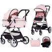 Carucior Chipolino Vista 3 in 1 pink marshmallow, Culoare: Roz, Model: 3 in 1
