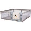 Tarc de joaca Chipolino Amico 200x180 cm cu usa beige, Culoare: Bej, Dimensiuni: 200x180  - ExclusivMAG.ro