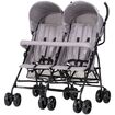 Carucior gemeni Chipolino Double Point cloud, Culoare: Gri deschis, Model: gemeni
