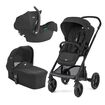 Joie - Carucior pentru copii multifunctional 3 in 1 Chrome 2 Raven, Culoare: Negru, Model: 3 in 1