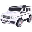 Masinuta electrica Chipolino SUV Mercedes AMG G63 cu scaun din piele si roti EVA White, Culoare: Alb, Capacitate acumulator: 12V