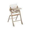 Scaun de masa multifunctional Noah, Jane, De la 6 luni la adult, Din lemn fag, Greutate maxima 100 Kg, Iris, Culoare: Bej  - ExclusivMAG.ro
