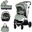 Carucior Chipolino Aurora 3 in 1 matcha, Culoare: Turcoaz, Model: 3 in 1  - ExclusivMAG.ro