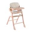 Scaun de masa multifunctional Noah, Jane, De la 6 luni la adult, Din lemn fag, Husa lavabila, Greutate maxima 100 Kg, Pale, Culoare: Roz  - ExclusivMAG.ro