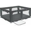 Tarc de joaca copii, Lionelo, Florence Easy Fold, 0-48 luni, Gri, Culoare: Gri  - ExclusivMAG.ro