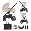 Carucior 2 in 1 Petite&Mars Scout, Pana la 22 kg, 0 luni+, Bej, Culoare: Bej, Model: 2 in 1  - ExclusivMAG.ro