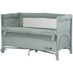 Patut pliabil Chipolino Relax matcha linen cu laterala culisanta, Culoare: Turcoaz, Dimensiuni: 120x60  - ExclusivMAG.ro