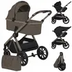 Carucior 3 in 1 Lionelo Layla - Bej Taupe, Culoare: Crem, Model: 3 in 1  - ExclusivMAG.ro