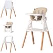 Scaun de masa Chipolino Multi 4 in 1 cashmere, Culoare: Bej  - ExclusivMAG.ro