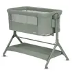 Patut co-sleeper Lionelo Leonie Plus - Verde, Culoare: Verde inchis, Dimensiuni: 80x50  - ExclusivMAG.ro