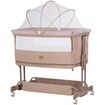Patut co-sleeper si tarc Chipolino Zen latte, Culoare: Crem, Dimensiuni: 80x50  - ExclusivMAG.ro