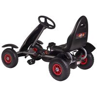 Kart cu pedale F618 Air negru Kidscare  - ExclusivMAG.ro