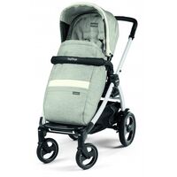 Carucior Peg Perego de la nastere, Book 51 S Titania Luxe Pure, 0-22 kg, Culoare: Gri deschis  - ExclusivMAG.ro