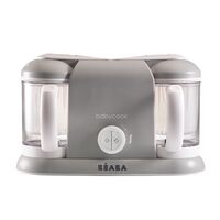 Robot Babycook Plus Gri - Beaba, Culoare: Gri deschis  - ExclusivMAG.ro
