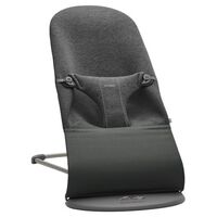 BabyBjorn - Balansoar Bliss Charcoal Grey, 3D Jersey, Culoare: Negru  - ExclusivMAG.ro