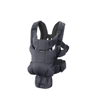 BabyBjorn - Marsupiu anatomic Move, Antracit 3D Mesh, Culoare: Negru  - ExclusivMAG.ro