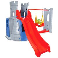 Centru de joaca Pilsan Castle Slide and Swing Set grey  - ExclusivMAG.ro