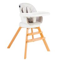 Scaun de masa 3 in 1 Juju Eat&Twist, Gri, Culoare: Gri  - ExclusivMAG.ro