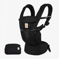 Marsupiu OMNI Breeze Onyx Black Ergobaby, Culoare: Negru  - ExclusivMAG.ro