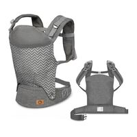 Lionelo - Marsupiu 2 in 1 Margareet, Wave, Culoare: Gri  - ExclusivMAG.ro