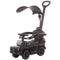 Masinuta de impins Chipolino Mercedes G350 black cu maner si copertina, Culoare: Negru  - ExclusivMAG.ro