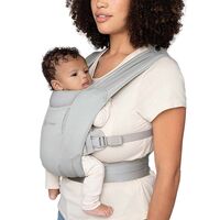 Marsupiu Ergobaby Embrace Soft Air Mesh Soft Grey, Culoare: Gri deschis  - ExclusivMAG.ro