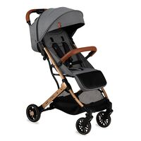 Carucior sport Estelle, Momi, Gold Grey, Culoare: Gri