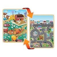 Covoras de Joaca cu Doua Fete pentru Copii Prince Lionheart City / Farm  - ExclusivMAG.ro
