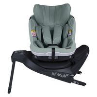 Scaun auto iZi Turn i-Size - Sea Green Mélange - BeSafe, Culoare: Verde, Grupa: 61-105cm (4luni - 4ani)